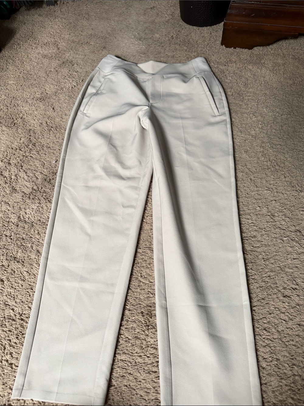AthletaTailored women beige Dress Pants